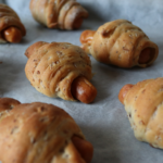 Pølsehorn med hvedekerner